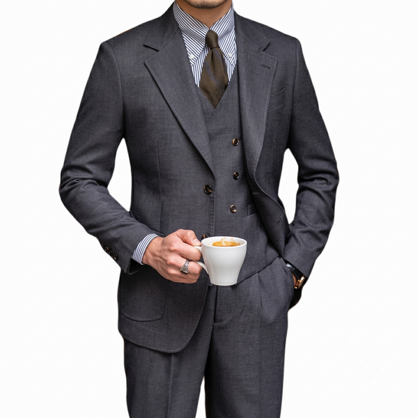 Three-Piece Black Lead Suit