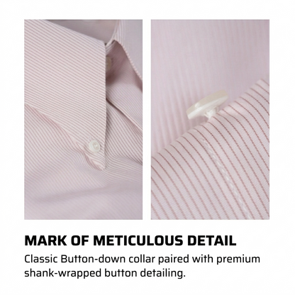 Stripe Point Collar Shirt