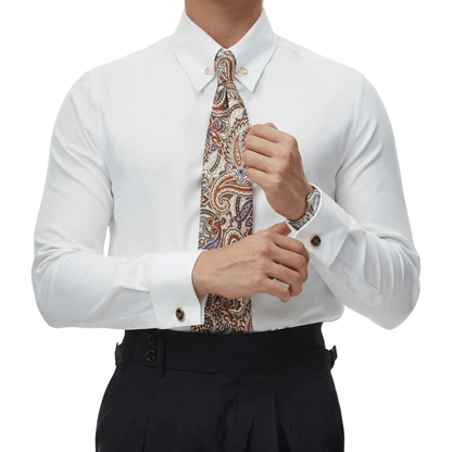 Collar Pin Formal Shirt - Cufflinks