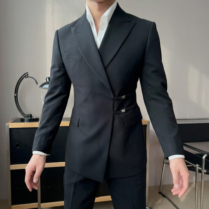 Torino Metal-Button Blazer