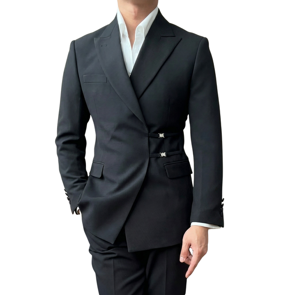 Torino Metal-Button Blazer