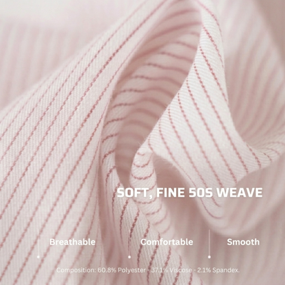 Stripe Point Collar Shirt