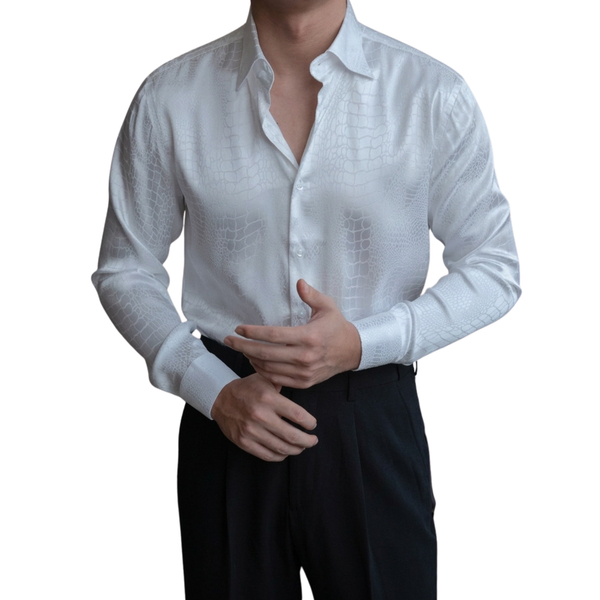 Croc Embossed Shirt