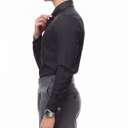 Collar Pin Formal Shirt - Cufflinks