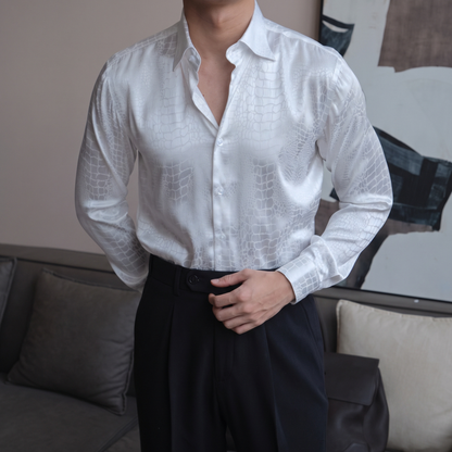Croc Embossed Shirt