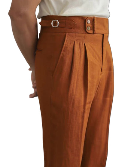 Sidetab Linen Trousers Season 2