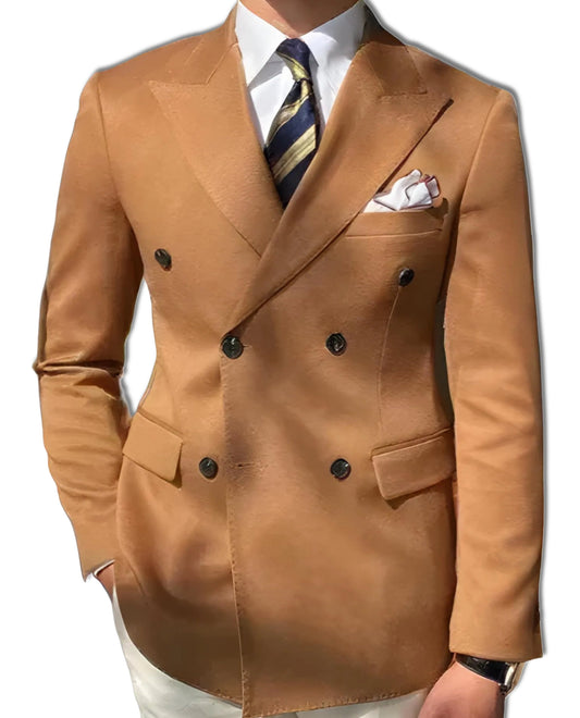 Gabardine Tobacco Blazer