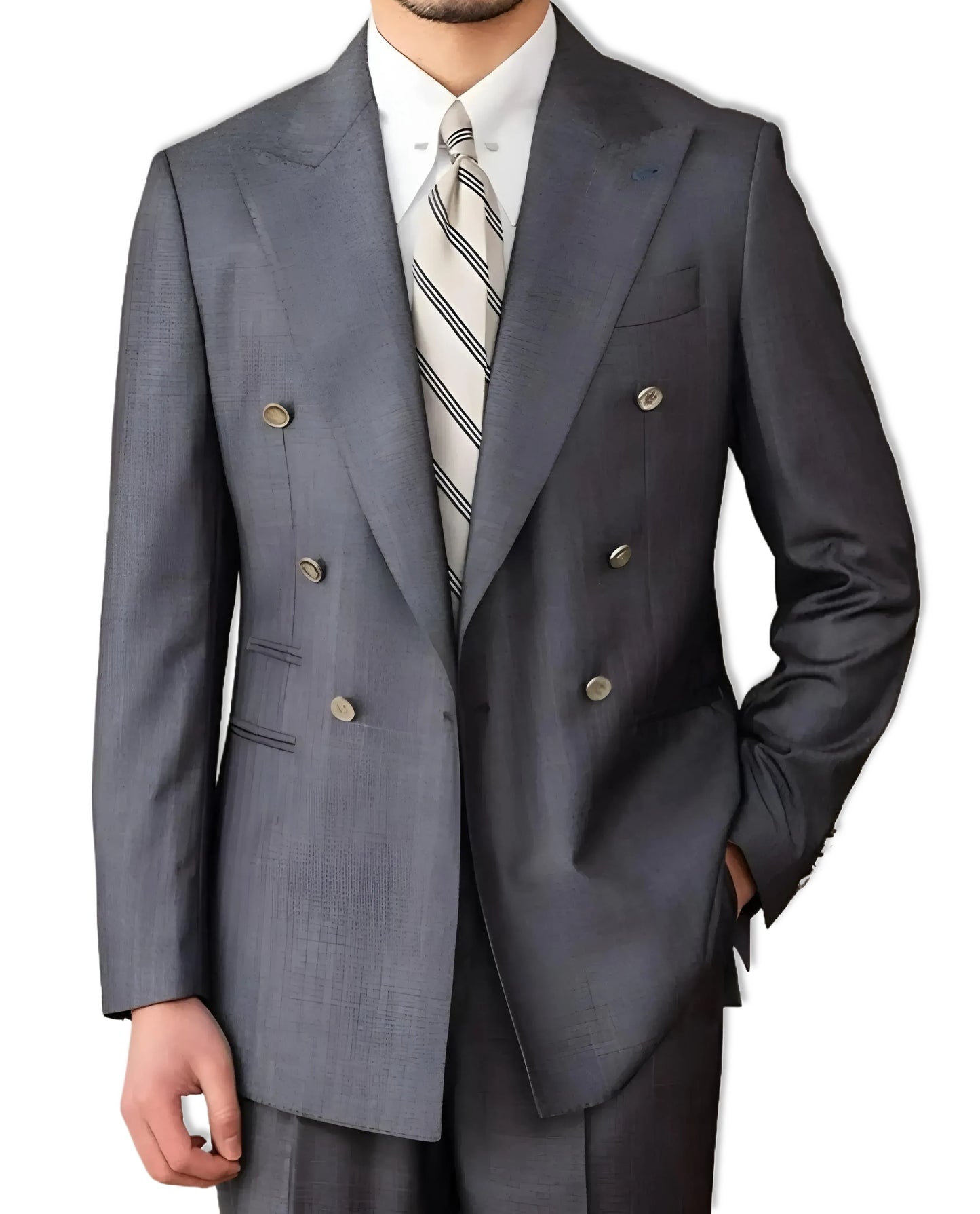 Gray Veroza Suit (Includes: Jacket + Trousers)