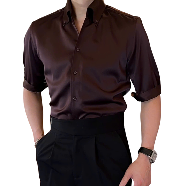 Riviera Button Down Half-Sleeve Shirt