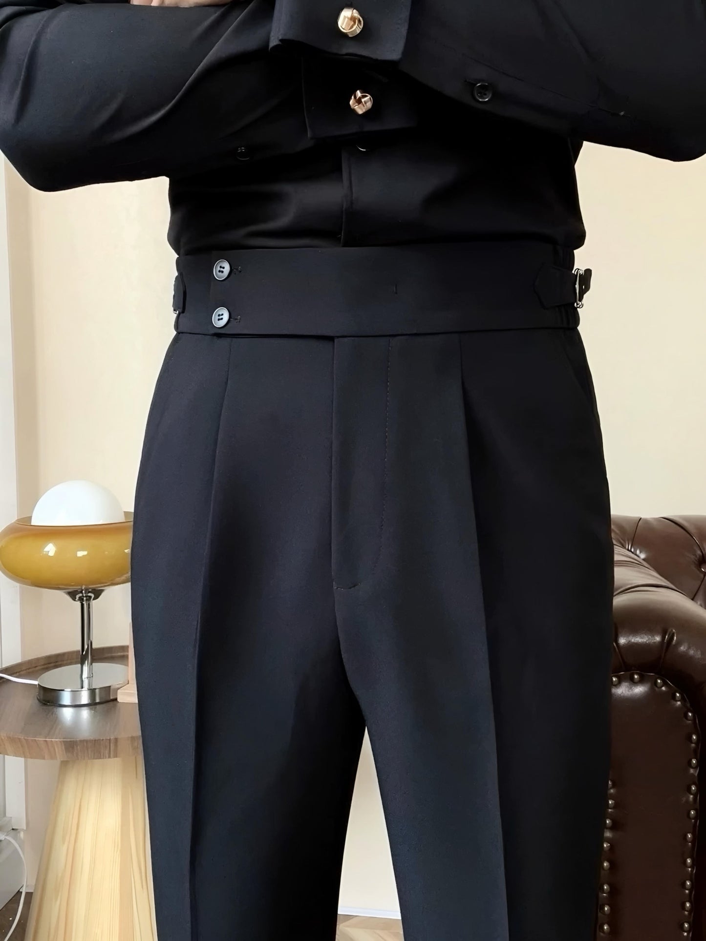 Sidetab Elastic Trousers