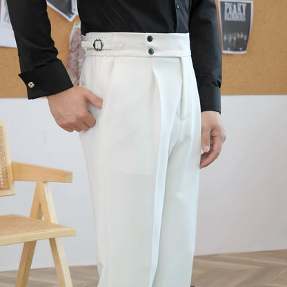 Sidetab Elastic Trousers