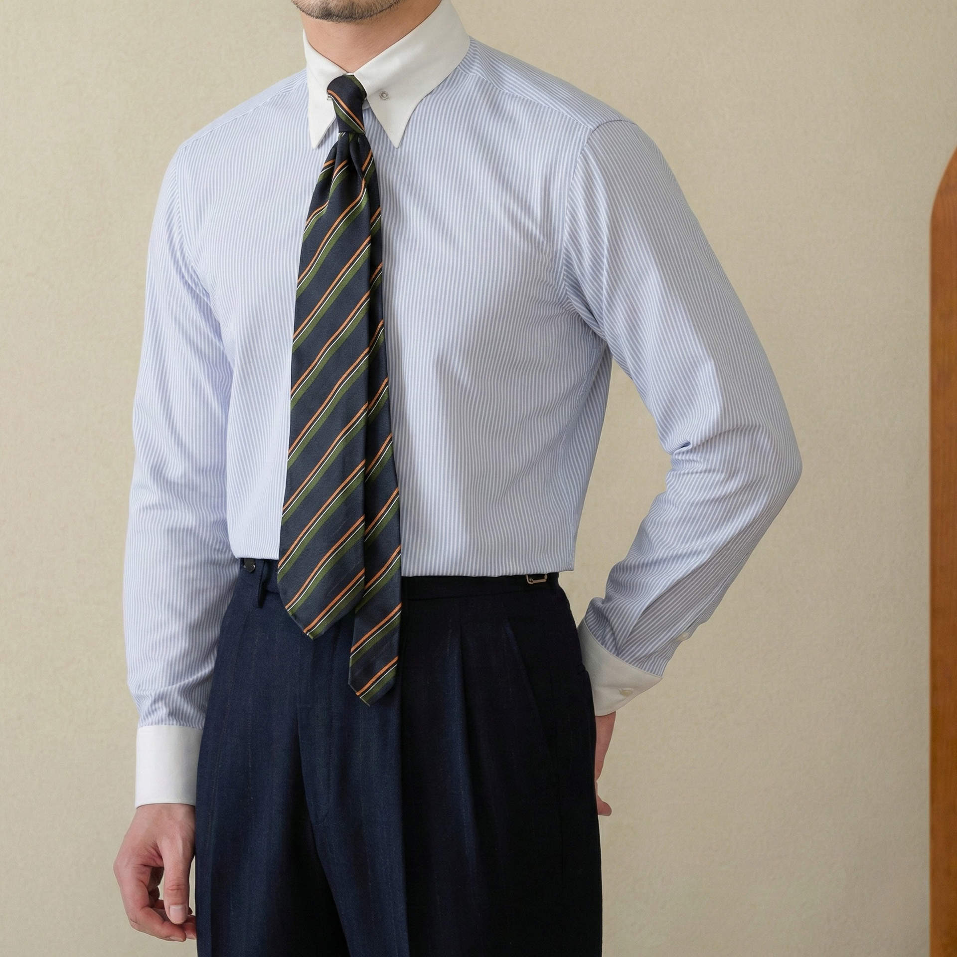 winchester dress shirt Winchester Collar Bar Shirt – HAROLD
