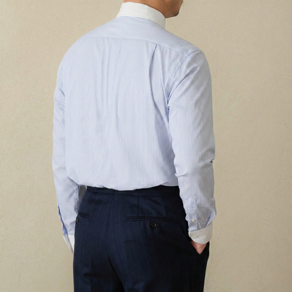 winchester dress shirt Blue and white Herse Twill is an incredibly fine micro Winchester Shirts Online | Hockerty