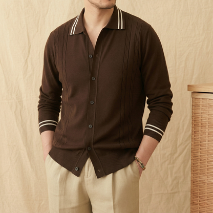 The Cable-Knit Riviera Polo