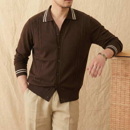 The Cable-Knit Riviera Polo