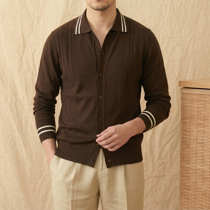 The Cable-Knit Riviera Polo