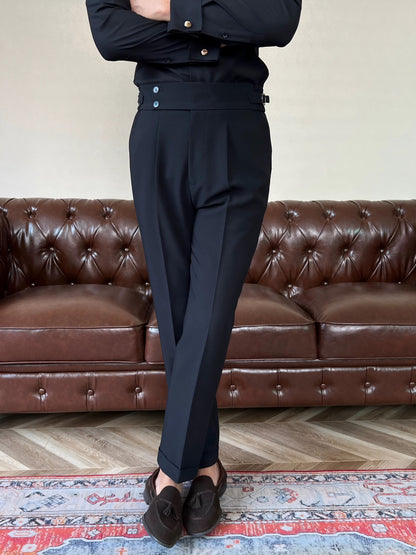 Sidetab Elastic Trousers