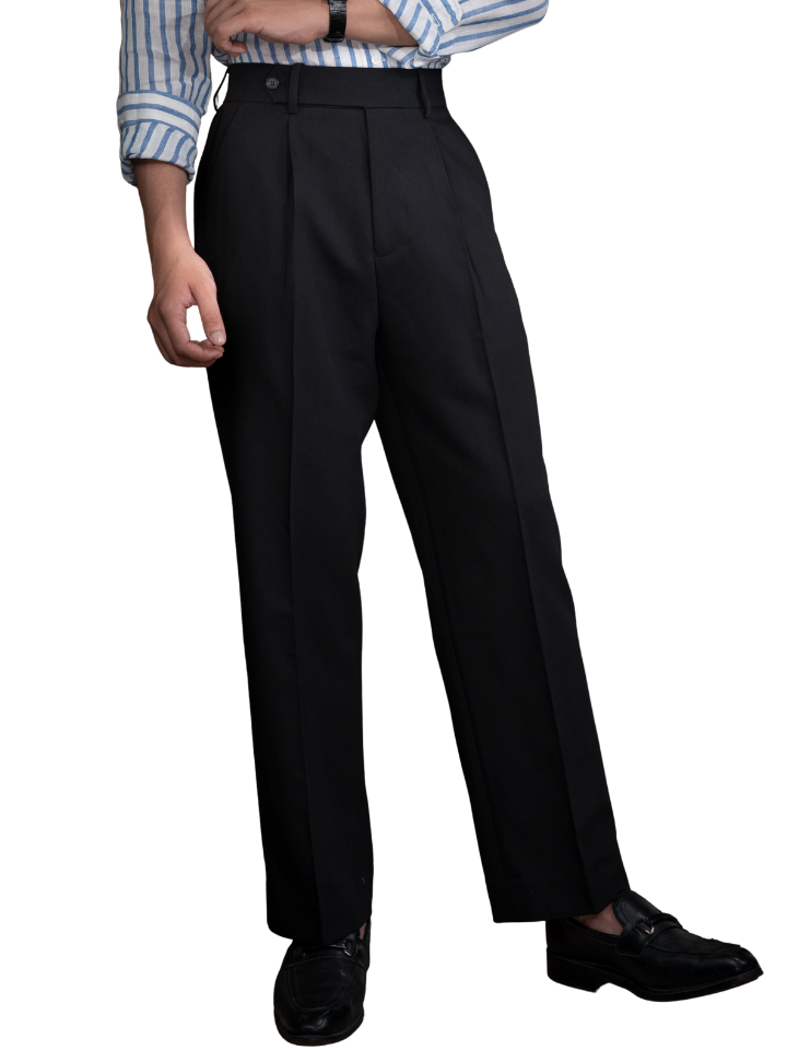 Straight-Leg Dress Trousers