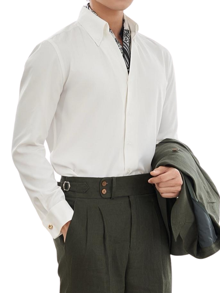 Button Down Cufflinks Shirt