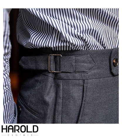 Three-Piece Charcoal Suit