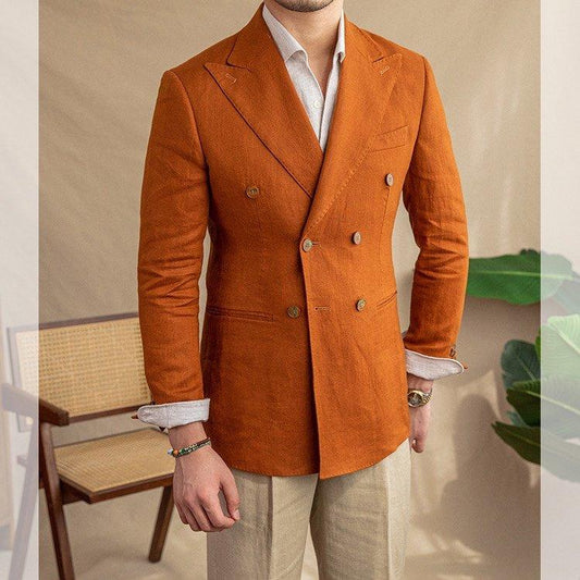 Havana Linen Suit (Includes: Jacket + Trousers)