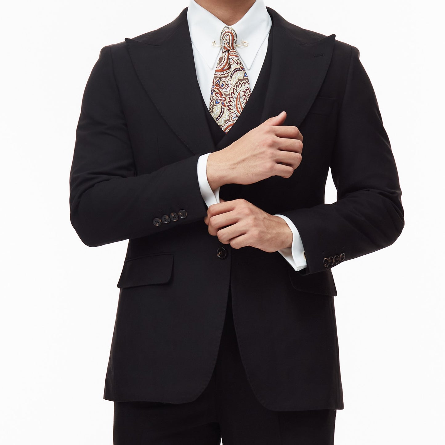 Black Milano Waistcoat