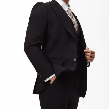Black Milano Waistcoat