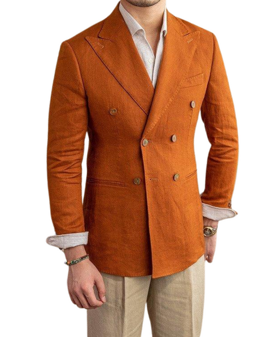 Havana Linen Suit (Includes: Jacket + Trousers)