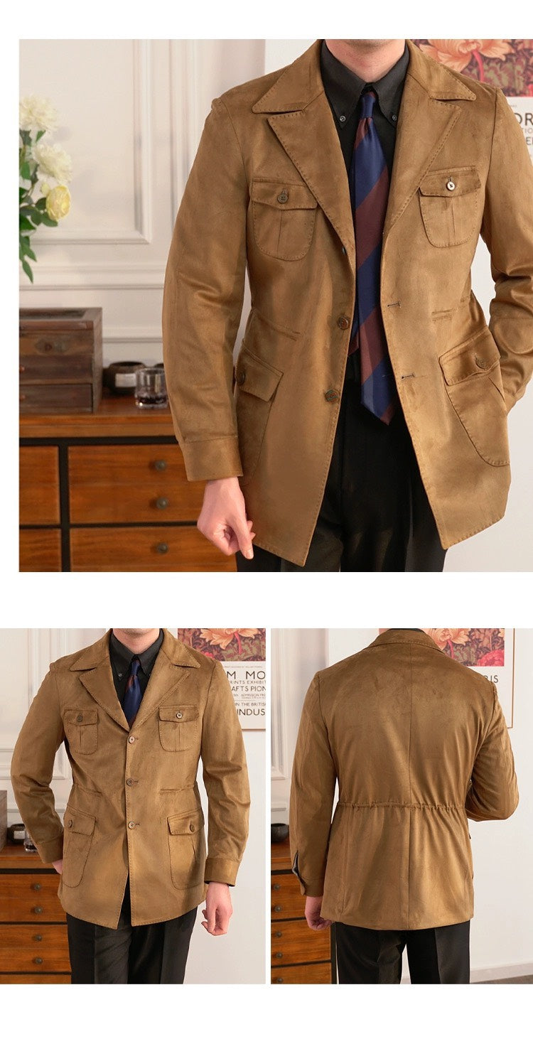 Suede Safari Jacket