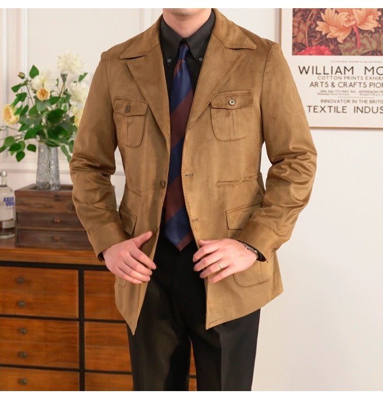 Suede Safari Jacket