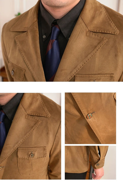 Suede Safari Jacket