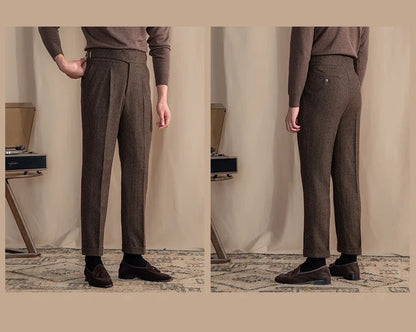 Gurkha x Sidetab Herringbone Trousers Season 3