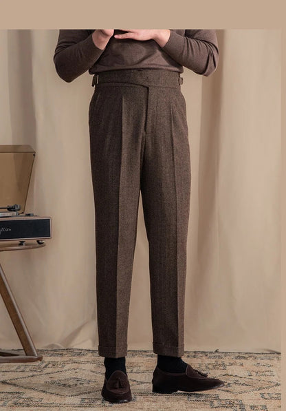 Gurkha x Sidetab Herringbone Trousers Season 3