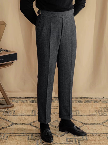 Gurkha x Sidetab Herringbone Trousers Season 3