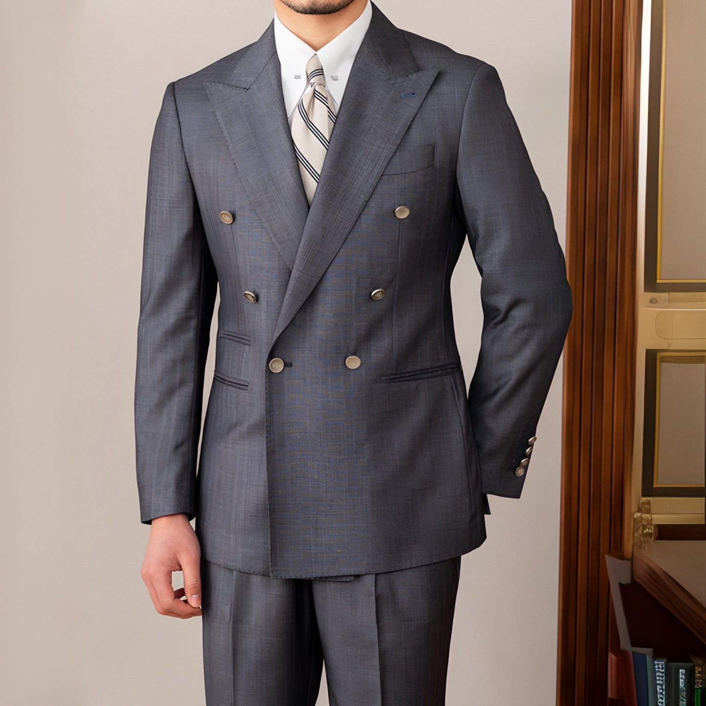 Gray Veroza Suit (Includes: Jacket + Trousers)