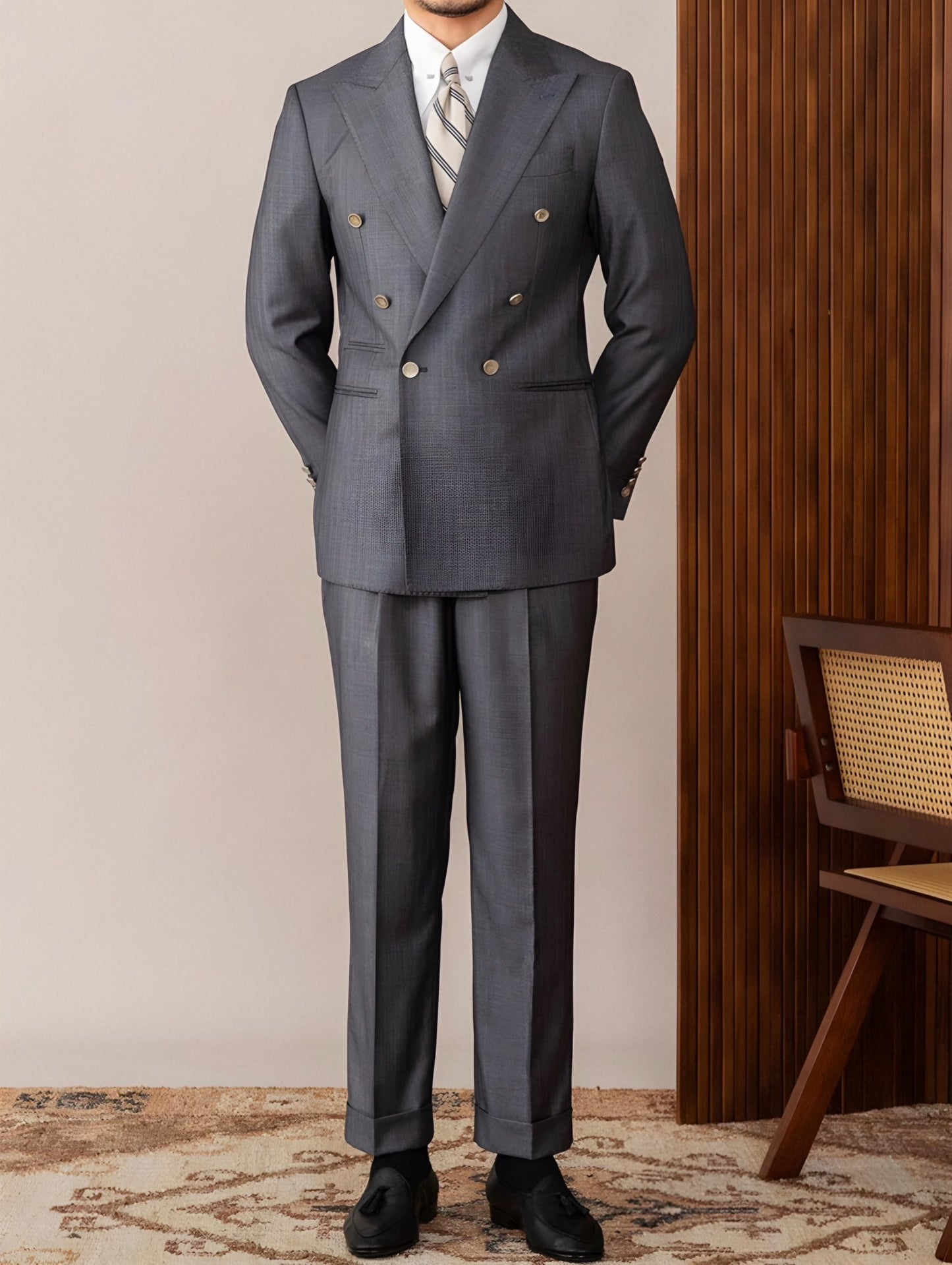 Gray Veroza Suit (Includes: Jacket + Trousers)