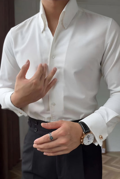 Button Down Cufflinks Shirt