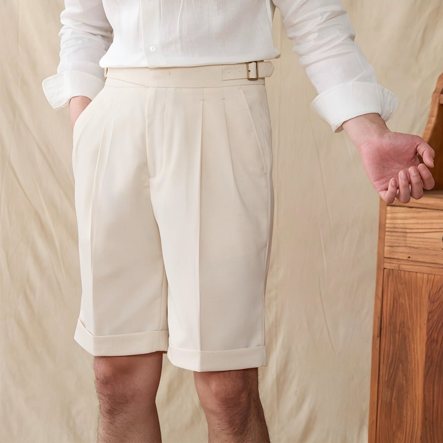 [Premium]Linen Gurkha Shorts Season 1