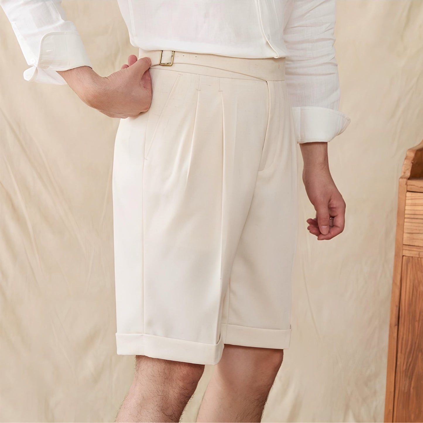 [Premium]Linen Gurkha Shorts Season 1