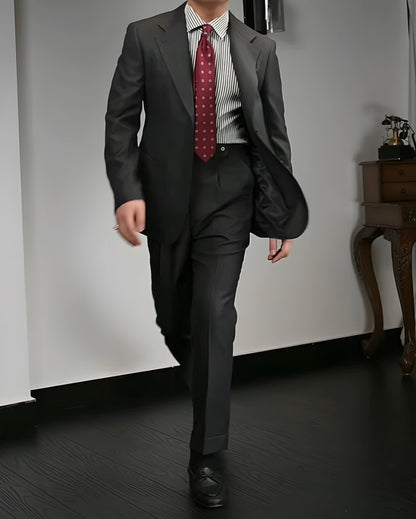 Two-Piece Charcoal Suit