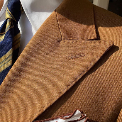 Gabardine Tobacco Blazer